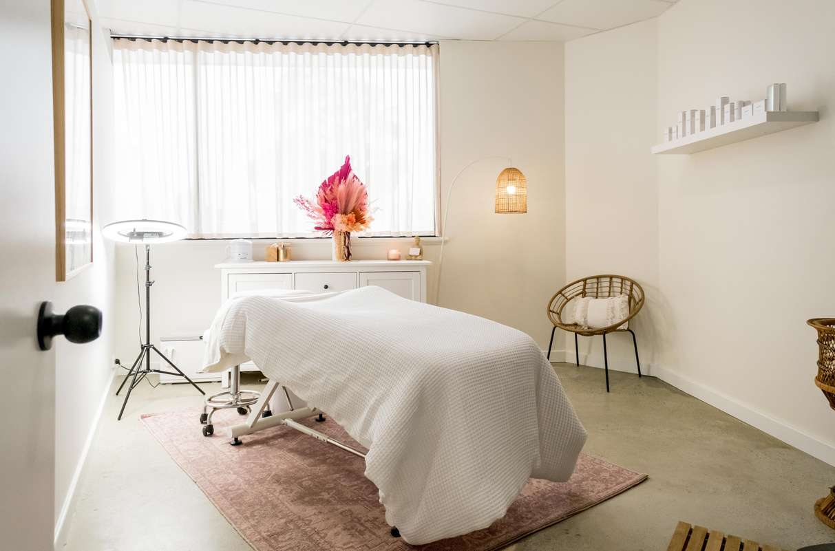 Massage Bed in a Wellness Spa